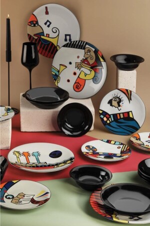 وقت مجاني من المنطقة: عشاء 24 قطعة لـ 6 أشخاص - Kütahya Porselen