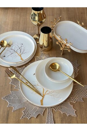 مجموعة العشاء من طائر أربول الحديثة 24 قطعة لـ 6 أشخاص - ROSSEV