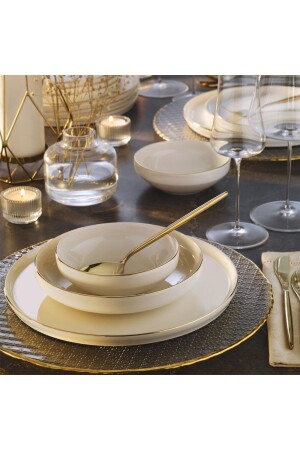 (منيز ميرا) 24 قطعة من الذهب (فوليسين) عشاء (مجموعة 71230 - OLİKA