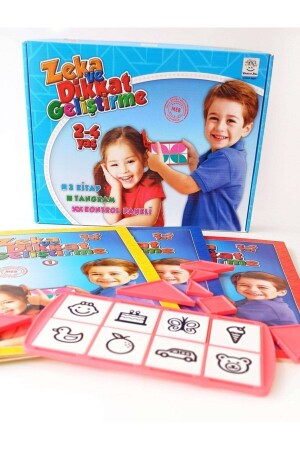 مجموعة تطوير الذكاء والاهتمام (الأعمار 2-4) - Yükselen Zeka Yayınları