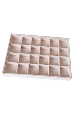 كريم السود 24 مقامي مقسمة معلق عنق أذن خاتم الخدمة الصندوق (Aydindecor) 555919517 - Aydın Decor