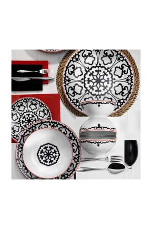 24 Parça 6 Kişilik Yemek Takımı 596612 ZG24Y2430596612 - Kütahya Porselen
