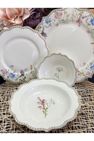 24 Parça New Bone China Yemek Takımı P-POR-101324 - 2