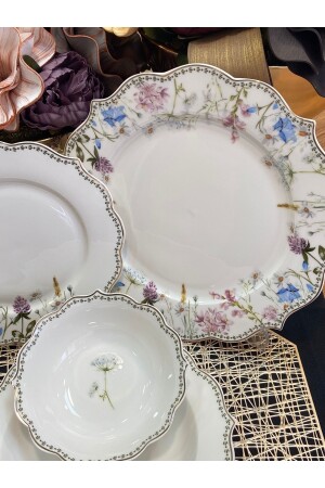 24 Parça New Bone China Yemek Takımı P-POR-101324 - 4