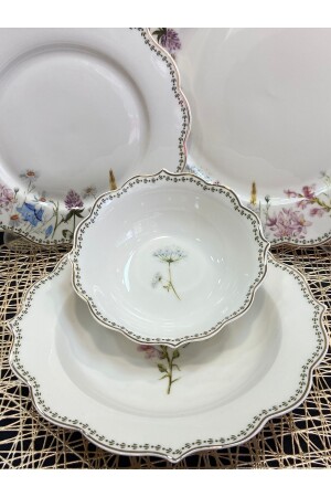 24 Parça New Bone China Yemek Takımı P-POR-101324 - 6