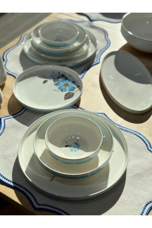 24 Parça Sufi Porselen Yemek Takımı Aero - Onedekor