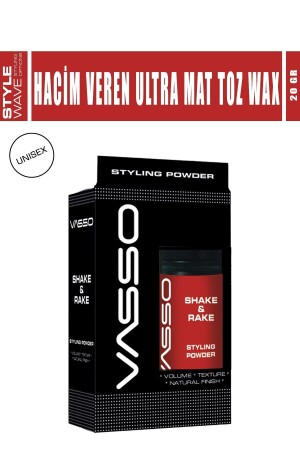 24 Saat Ultra Mat Görünüm Ve Süper Tutuş Sağlayan Hacim Veren Toz Wax Unisex 20 gr - 3