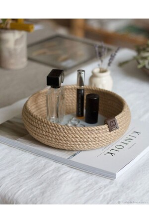 سلة منظمة مزينة متعددة الأغراض 25 × 8 - Karelim Home