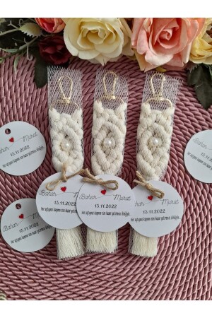 م.ن.ز-25 قطع ملصق و مُزينة باللؤلؤة مفتاح الكرم - حنّة الزفاف الخصومة الوعد الولادة التطويرا - Nazdesign