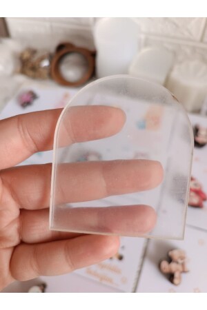 25 STÜCK TRANSPARENTES PLEXY FENSTERMODELL TÜRMODELL 7 CM LEERES TRANSPARENTES PLEXY GEEIGNET ZUR DEKORATION - 1