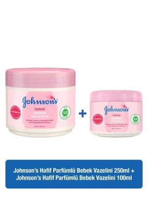 فازلين مزمن الرطوبة والإطعام 250 مل + 100 مل - كريم رعاية اليدين والأظافر PKTJJVZLN250+ELTRNKBKM100ML - Johnson's