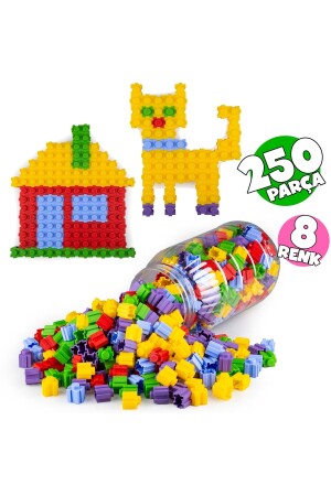 مـنـز-ماستر تيك توك بلاك 250 قطعة 8 ألوان تعليمية و لعبة Snap تعليمي تيك توك بلاك تيك توك - ThinkMaster