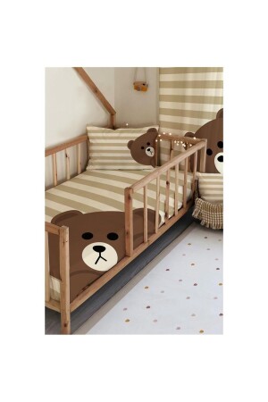 غطاء سرير الأطفال من طراز دب تادي 2580 - milroma
