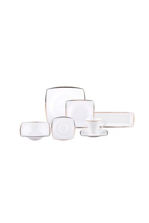 مـنـز-فـين بيرل أغيت 26 قطعة مربع إينشي طعام الإفطار لـ 6 أشخاص - Karaca