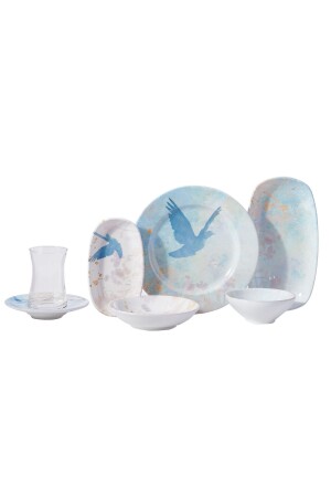 مجموعة من المجموعات 26 قطعة طعام الإفطار مجموعة A8719 - KORKMAZ