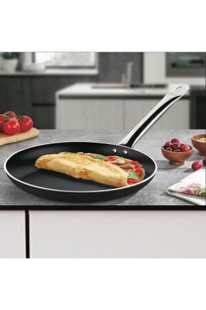 26 Cm Bistro Krep Tava- Horeca Non-Stick Krep ve Omlet Tava 26 cm (Çelik Boru Kulp) - Evren