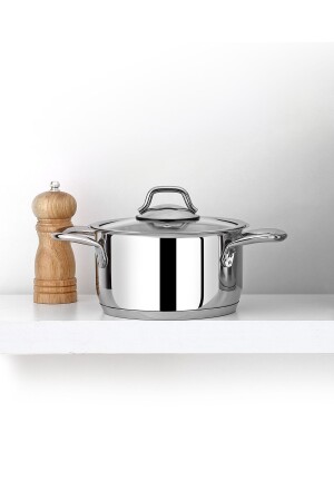 26 cm Edelstahl Omega Deep Casserole Bon 2257 BON 2257-1 - 5