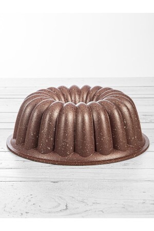 النقيط من النخيل من النخيل المقطوعة بشكل وثيقة كعكة الطلاء الورد الذهبية 26 سم - Laviss Kitchen