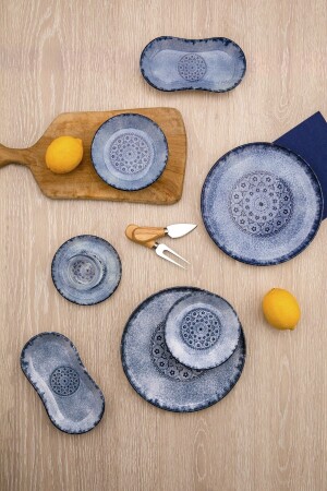 26 Parça 6 Kişilik Porselen Kahvaltı Takımı N25011 - Noble Life