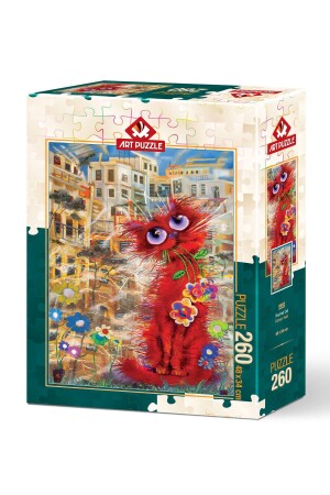 260 Parça Puzzle Kırmızı Kedi - 2