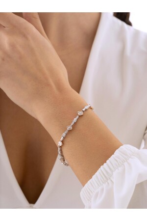 2–72 Karat Baguette-Diamant-Armband - 2