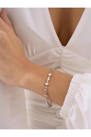 2–72 Karat Baguette-Diamant-Armband - 4