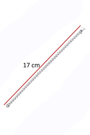 2.74ct (E-F vs) Pırlanta Su Yolu Bileklik - 8