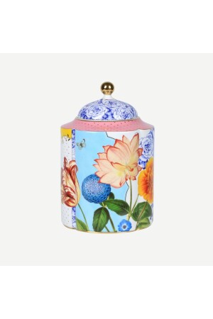 صندوق تخزين من النسيج من النسجين الأزرق الوردي الملكي 2750 مل 51009010 - Pip Studio