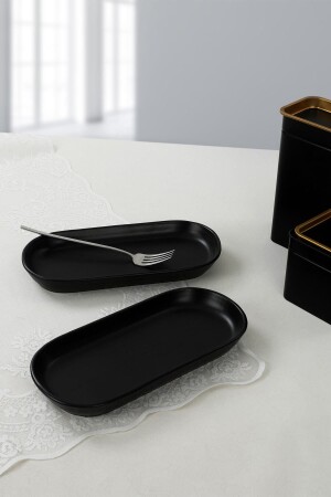 مـنـز-ماتـة سوداءـة (نـوـيان) لوحة القوارب 28 سم 2 قطعة ST080202F956A000000MAKYK00 - Keramika