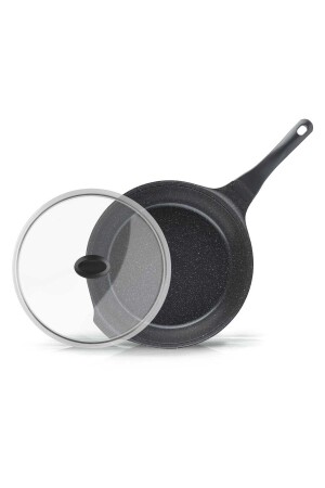 مـنـزـ كـور ووك بان مع غطاء زجاجي 28 سمـتراً خـفيفاً رمادي MDSCMKPK - ThermoAD