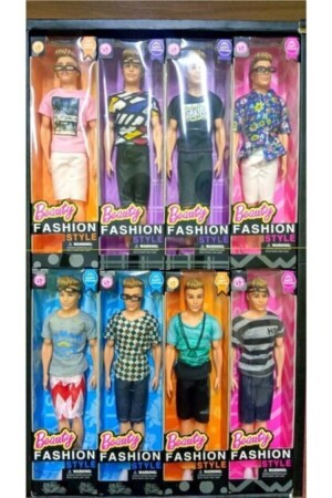 منز-لعبة رجل واحد كين الدمية 28 سم تصميم معتدل الملابس الدمية الدمية الرجال المنسيقة دمى الدمية بيت الألعاب PRA-315934 - Genel Markalar