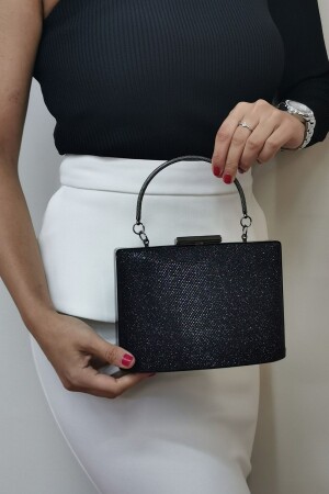 كيس ملابس مساء أسود من 