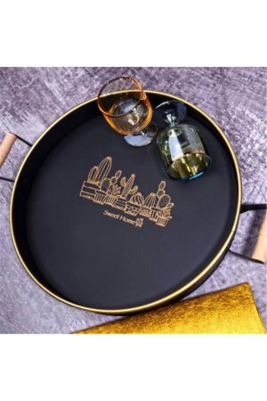 سلة من المعدن من المعدات المُجردة مع المقبض الخشبي 29 سم LVN12699 - Lavin