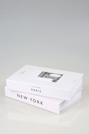 2er-Pack dekorative Bücherbox „New York/Paris“ iray03 - 4