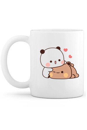 2er-Set Geschenkbecher Valentinstag Bubu Dudu Love Geburtstagstasse Besondere Kaffeetasse (KERAMIK) - 3