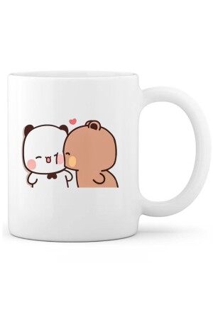 2er-Set Geschenkbecher Valentinstag Bubu Dudu Love Geburtstagstasse Besondere Kaffeetasse (KERAMIK) - 4