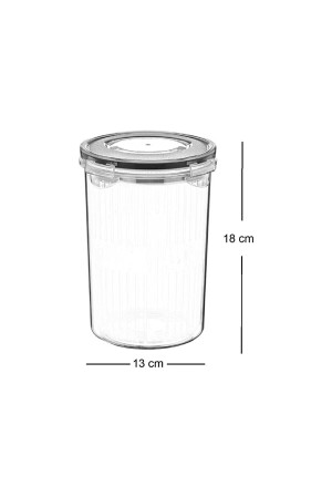 2er-Set Olivenschüssel mit Sieb – Vorratsbehälter für Olivengurken 1,5 l MCH-496 - 5