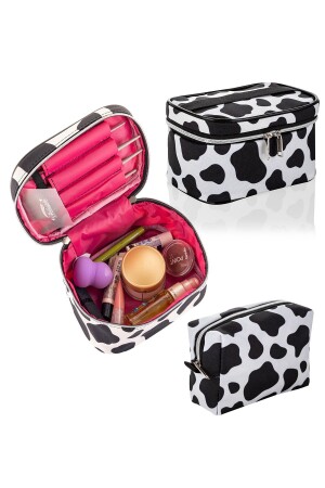 2er-Set Reise-Make-up-Organizer, multifunktionale Kosmetiktasche - 3