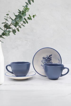 مجموعة من كوبين من الشاي والقهوة - Trendmiya