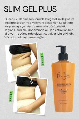 2'Lİ FIRSAT SLIM JEL PLUS -sıkılaştırıcı-–çatlak Karşıtı Ve Selülit Kremi - 5