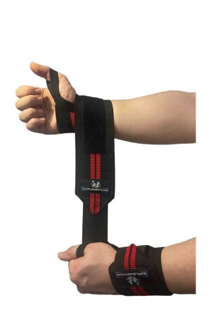 2'li Fitness Crossfit Bileklik Wrist Wraps Bileklik Bilek Koruyucu Destek Bilekliği - 1