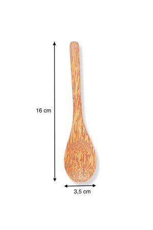 2'li Hindistan Cevizi Kase, Kaşık Ve Kase Altlığı - Bowl Kasesi - Coconut Bowl JDA00010 - 7