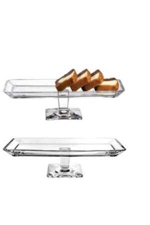 Set aus 2 Baton-Serviertellern/Präsentationstellern mit nackten Füßen - Paşabahçe