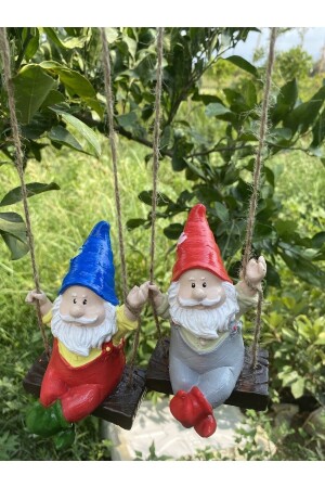 مجموعة من 2 أزياء حديقة القزم المتحركة - Dikenlitel