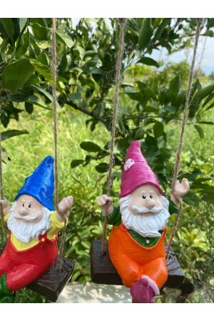 مجموعة من 2 أزياء حديقة القزم المتحركة - Dikenlitel