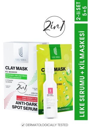 2'li Set - Gözenek Sıkılaştırıcı Detoks Maske & Leke Karşıtı Serum 0107 - 5