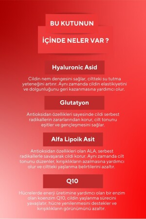 2'li Vegan Cilt Vitamini Çiğnenebilir Gummy- Hyaluronic Acid- Vitamin C- Glutatyon- Q10- Ala- Biotin - 3