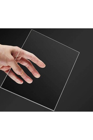 2mm Şeffaf Pleksi Levha Cam Görünümlü Pleksi Akrilik Mika Levha - Hakel