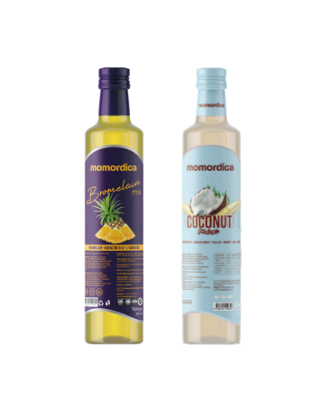 مجموعة من خليط 2-Momordica Bromelain - (ADDED COENZYME Q10 AND L-CARNITINE) و خليط جوز الهند Momordica - 250 - MOMORDİCA