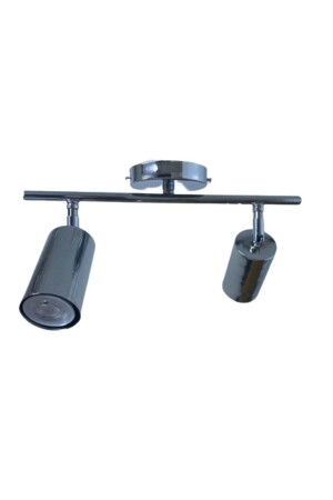 مادة من المعادن الحديثة 2pcs Chrome Plated LED Spotlight شمعة مع مصباح أبيض 8021212sy - Rsylight